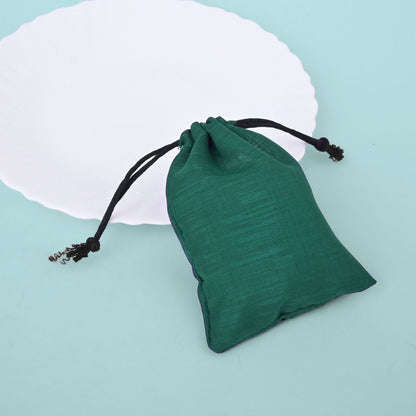 Pack of Five Compact Eco-Friendly Drawstring Pouches Gift Bag Polo Republica Bottle Green S-(H-3.5 x W-3) 