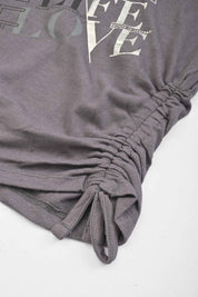 Hudson Girl's Live A Life Full Of Love Printed Tee Shirt Girl's Tee Shirt HAS Apparel 