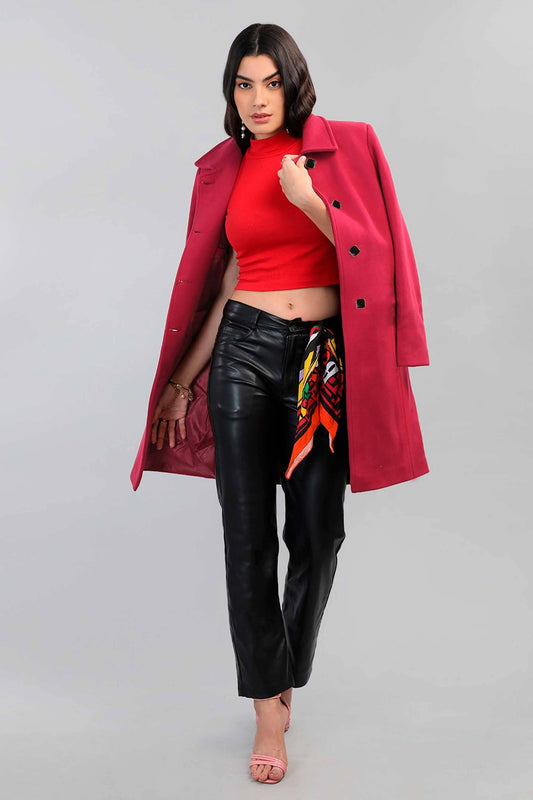 Classic Fashion Women's Winter Moroto Outwear Long Coat Women's Jacket First Choice 