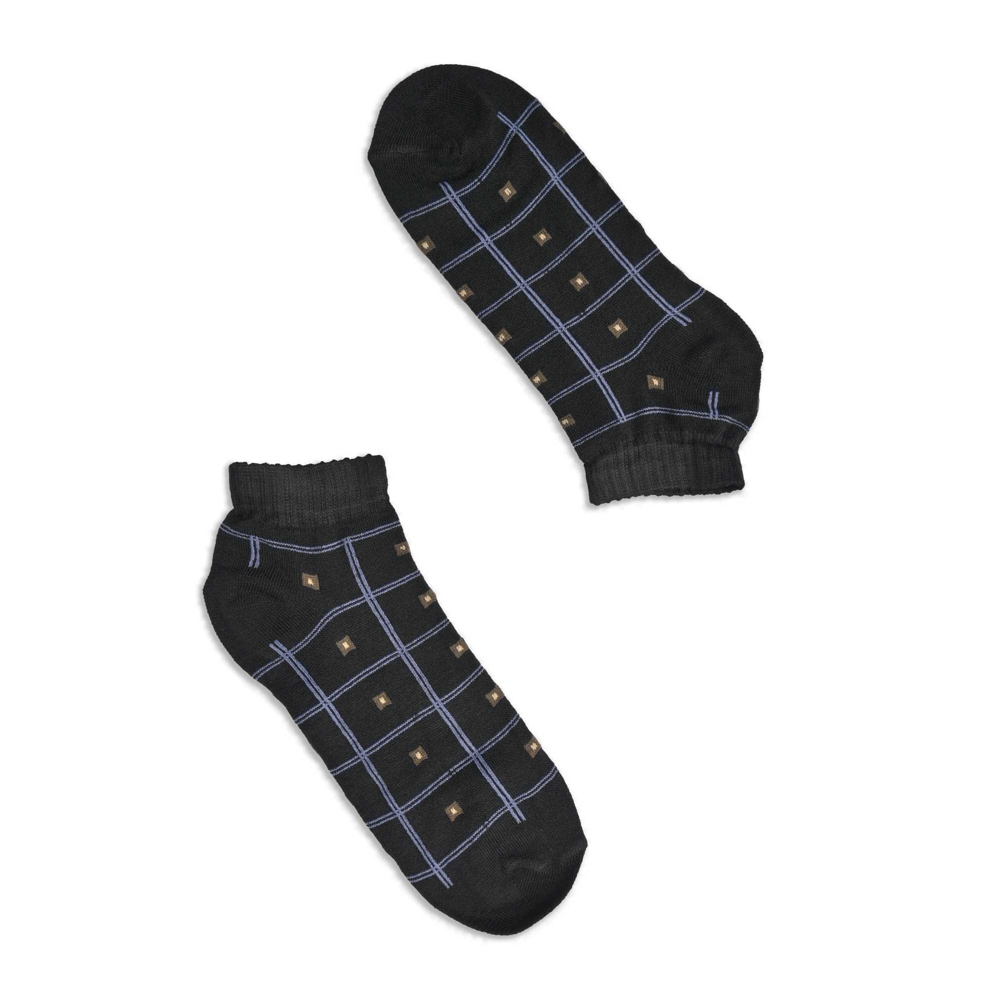 Men's Classic Comfortable Merlo Anklet Socks Socks RAM EUR 38-43 Black 