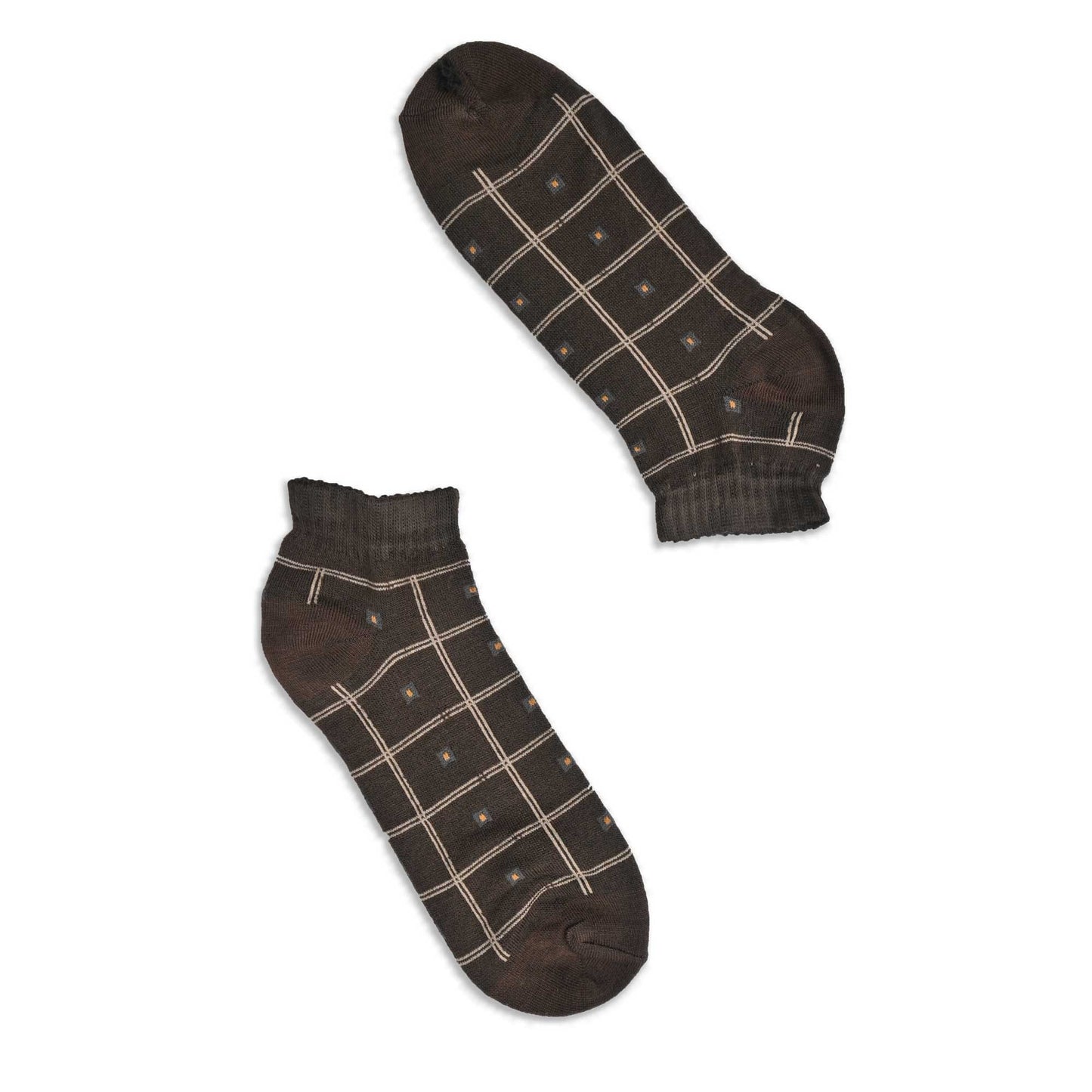 Men's Classic Comfortable Merlo Anklet Socks Socks RAM EUR 38-43 Brown 