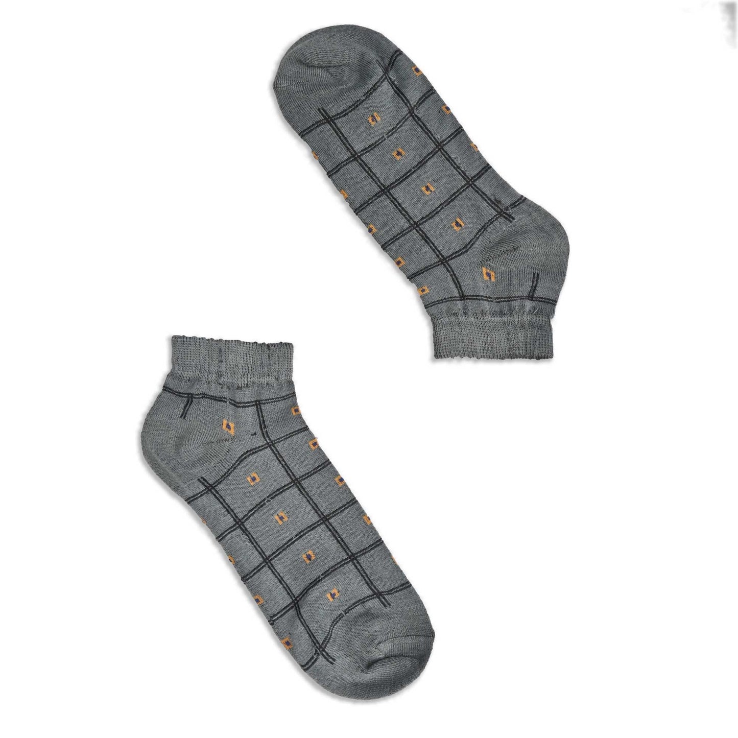 Men's Classic Comfortable Merlo Anklet Socks Socks RAM EUR 38-43 Slate Grey 
