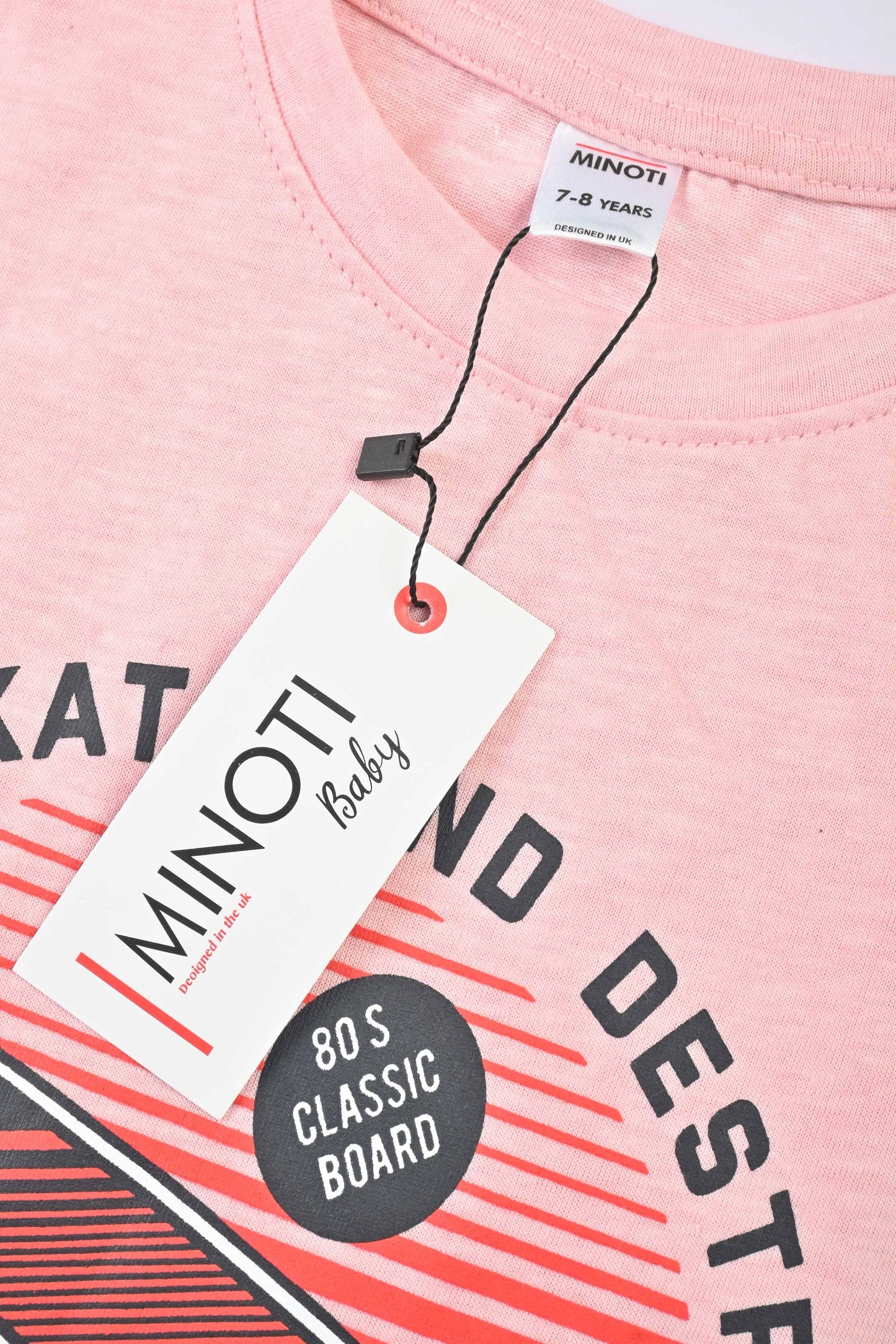 Minoti Kid's Skate And Destroy Printed Tee Shirt