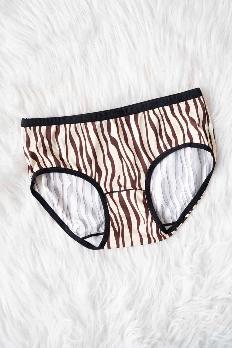 Yifangdie Women's Striped Leak Protection Panties