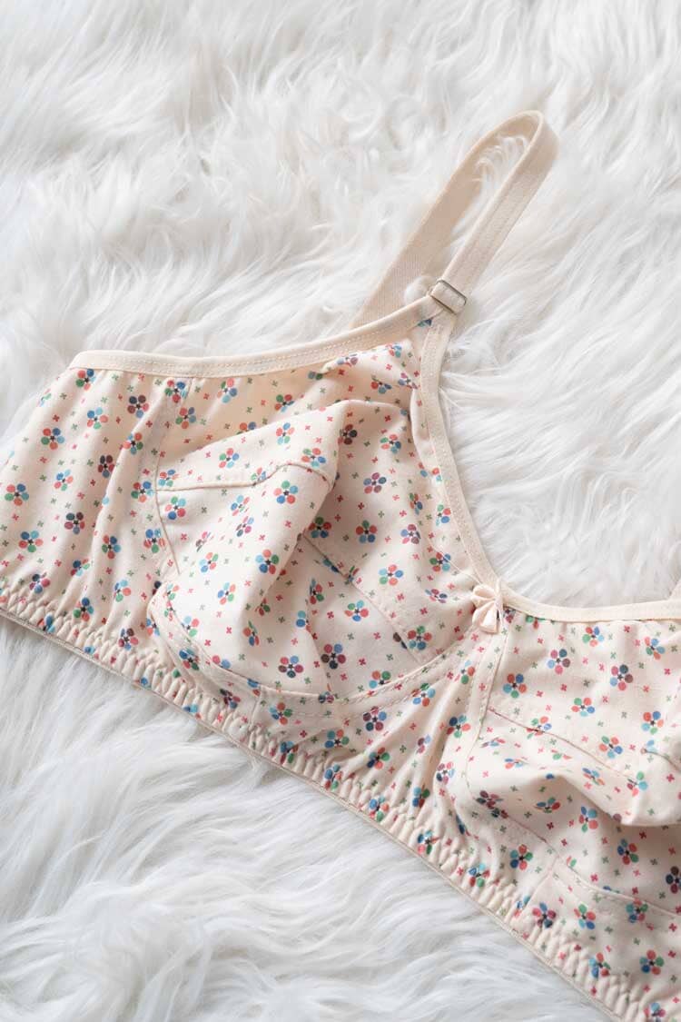 Galaxy Women's Floral Stretchable Premium Bra