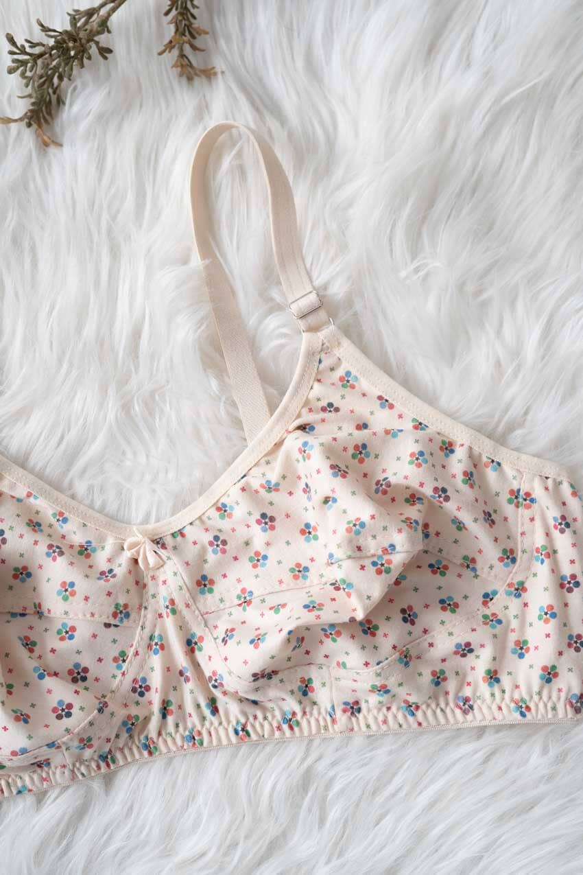 Galaxy Women's Floral Stretchable Premium Bra