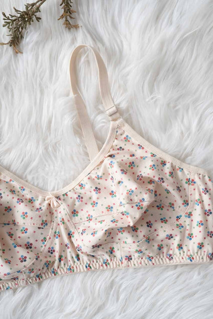 Galaxy Women's Floral Stretchable Premium Bra