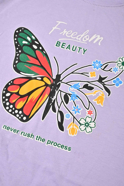 Minoti Kid's Freedom Beauty Printed Tee Shirt
