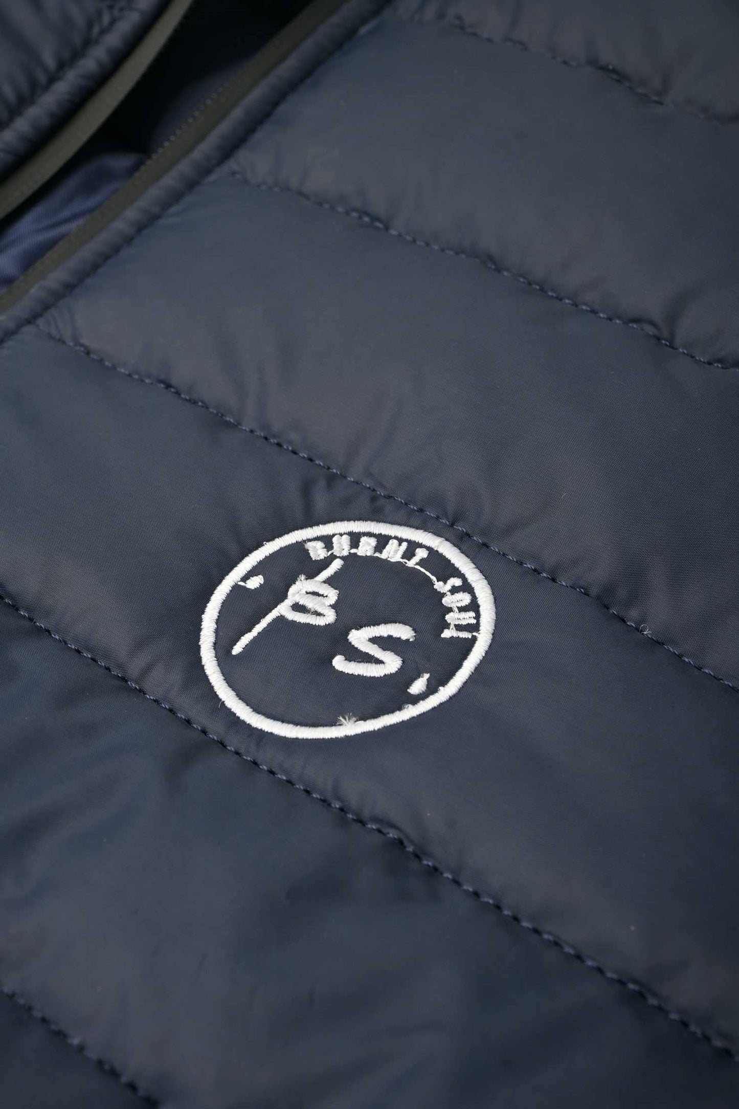 Men's Burnt Soul Logo Embroidered Design Long Sleeve Puffer Jacket Men's Jacket IBT 