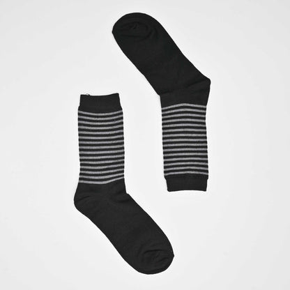 KLV Men's Algadon Classic Crew Socks Socks RAM Charcoal D3 EUR 40-46