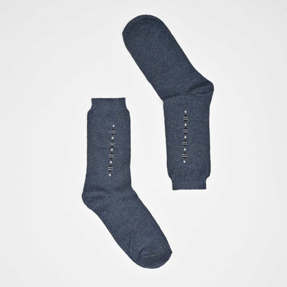 KLV Men's Algadon Classic Crew Socks Socks RAM Jeans Marl D4 EUR 40-46