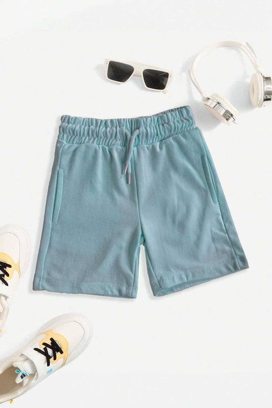 Lefties Kid's Solid Design Maralal Terry Shorts