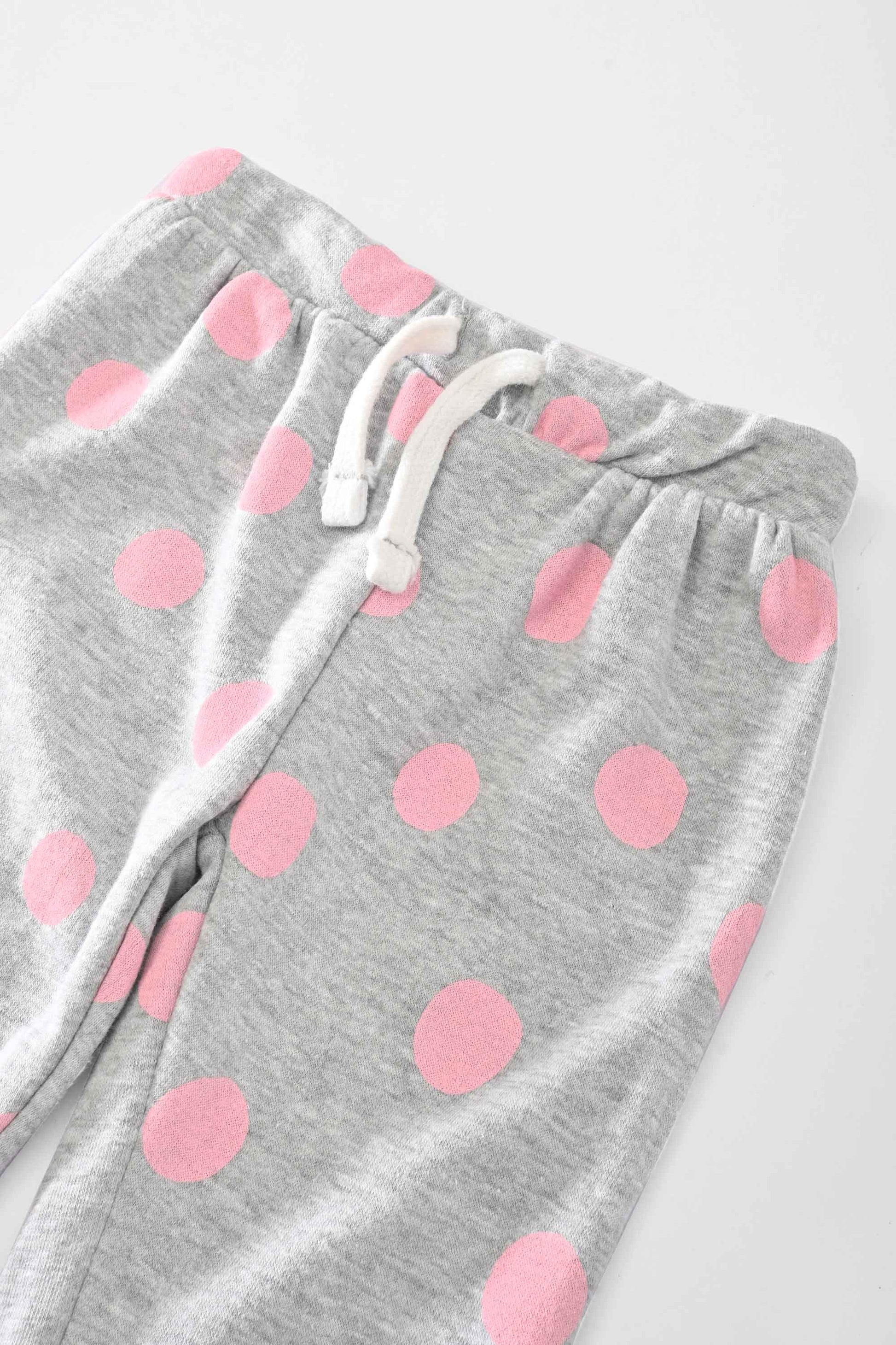 Lefties Kid's Dots Printed Terry Minor Fault Jogger Pants