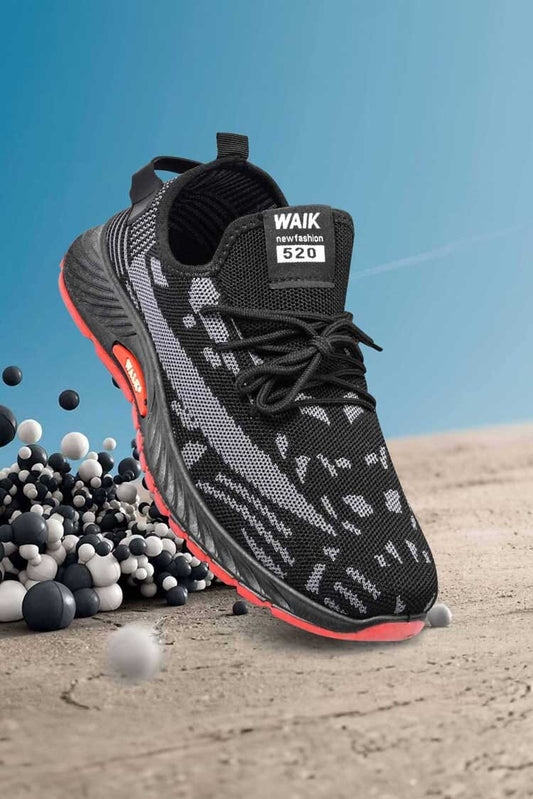 Walk Men's Lace up Non Slip Jogging Shoes