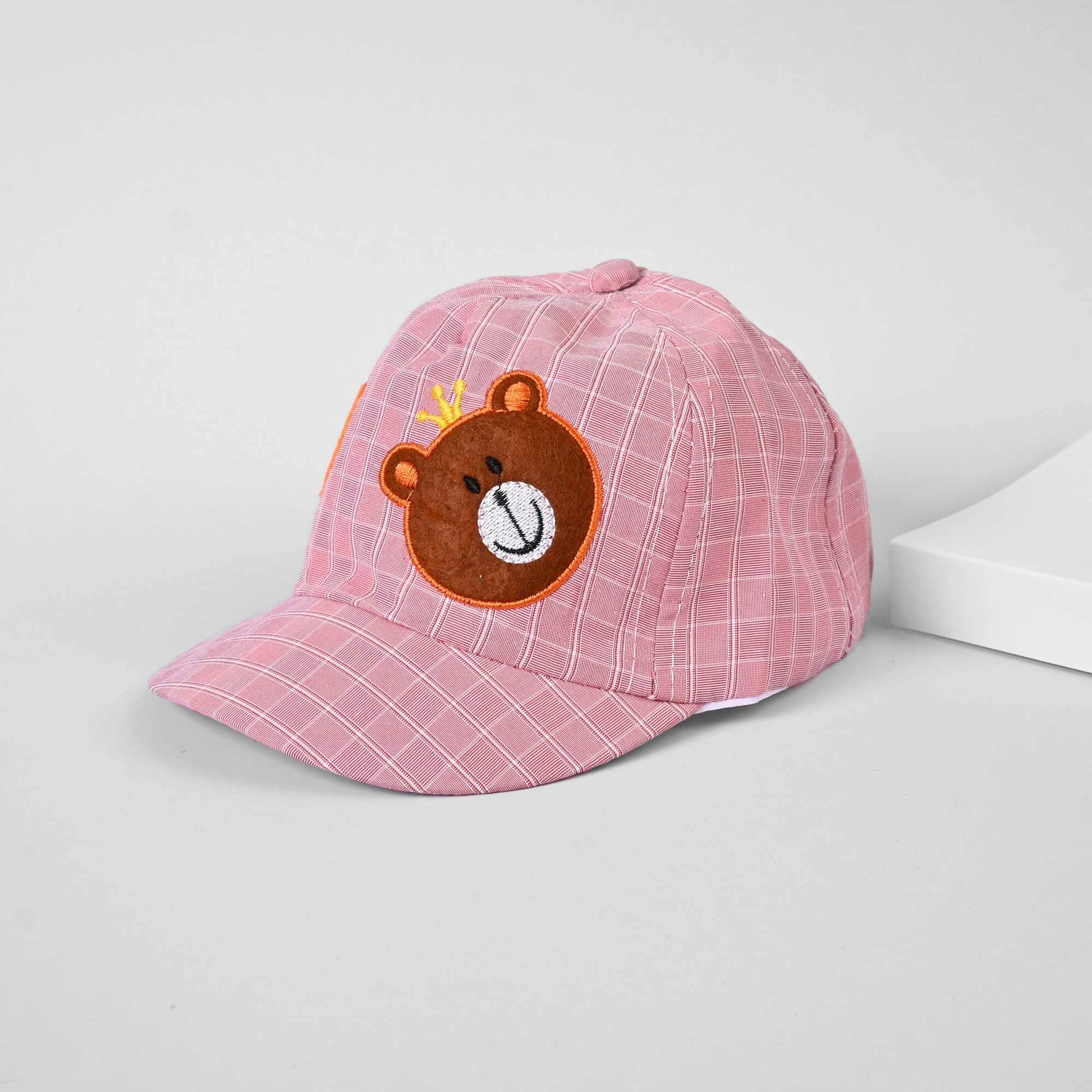 Kid's Hi Bear Design Stylish Cap Headwear RAM Pink 
