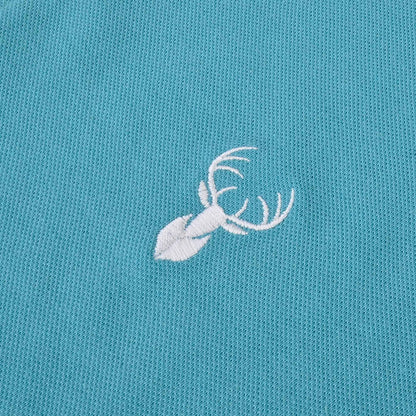 Polo Republica Men's Polo Deer & 8 Embroidered Short Sleeve Polo Shirt