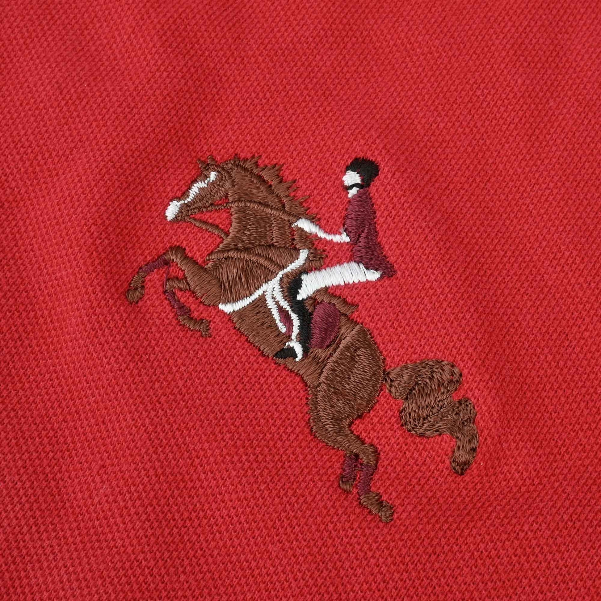 Polo Republica Men's Horse Rider & Crest 8 Embroidered Polo Shirt