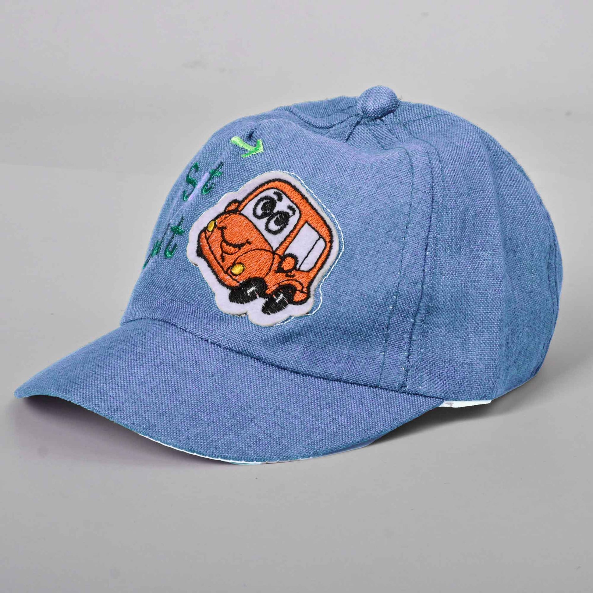 Kid's Car Set Out Embroidered Cap Headwear SRL Sky 