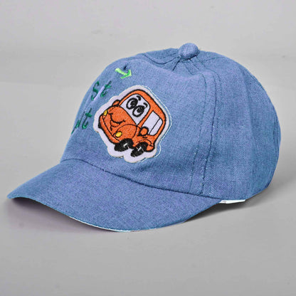 Kid's Car Set Out Embroidered Cap Headwear SRL Sky 