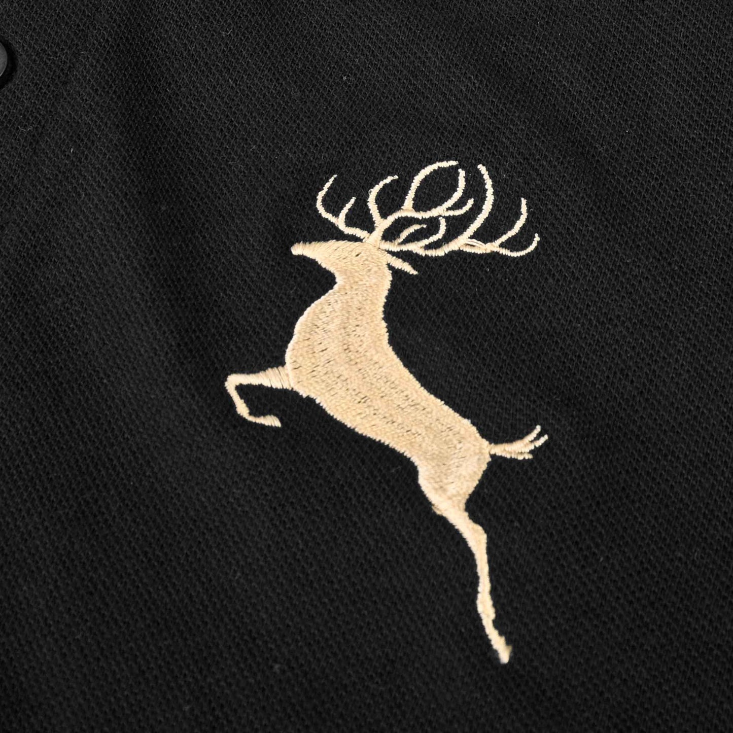 Polo Republica Men's Polo Crest & Deer Embroidered Short Sleeve Polo Shirt Men's Polo Shirt Polo Republica 