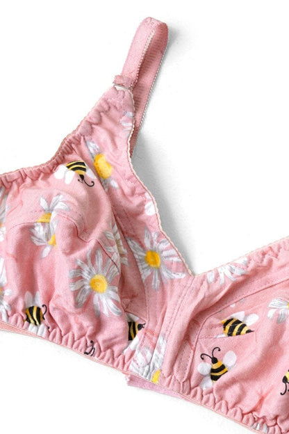 Women's Floral Jersey Bra