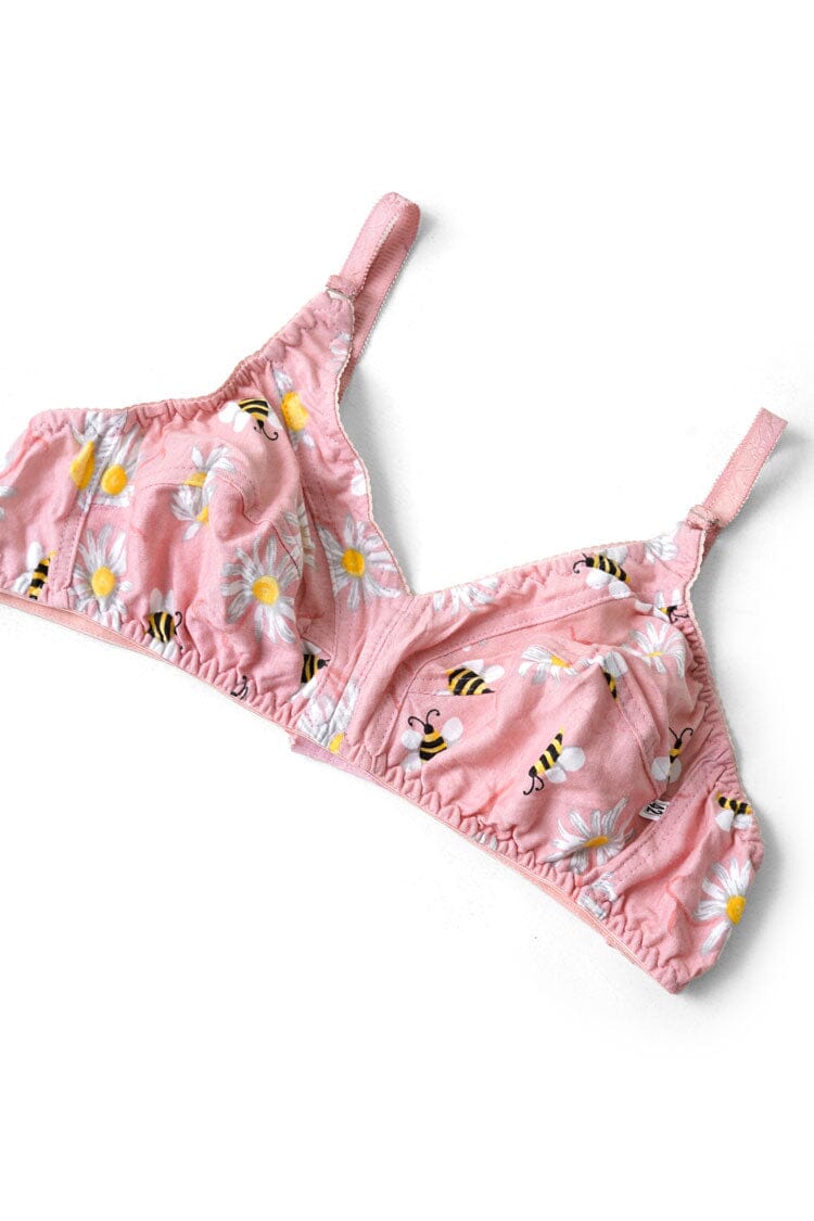 Women's Floral Jersey Bra
