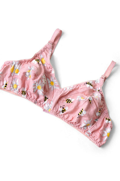 Women's Floral Jersey Bra