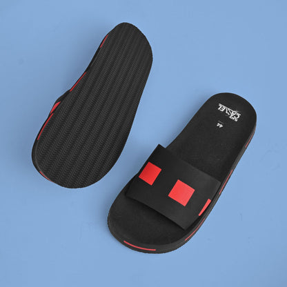Black Camel Men's Dots Design Soft Slides Men's Shoes Hamza Traders 