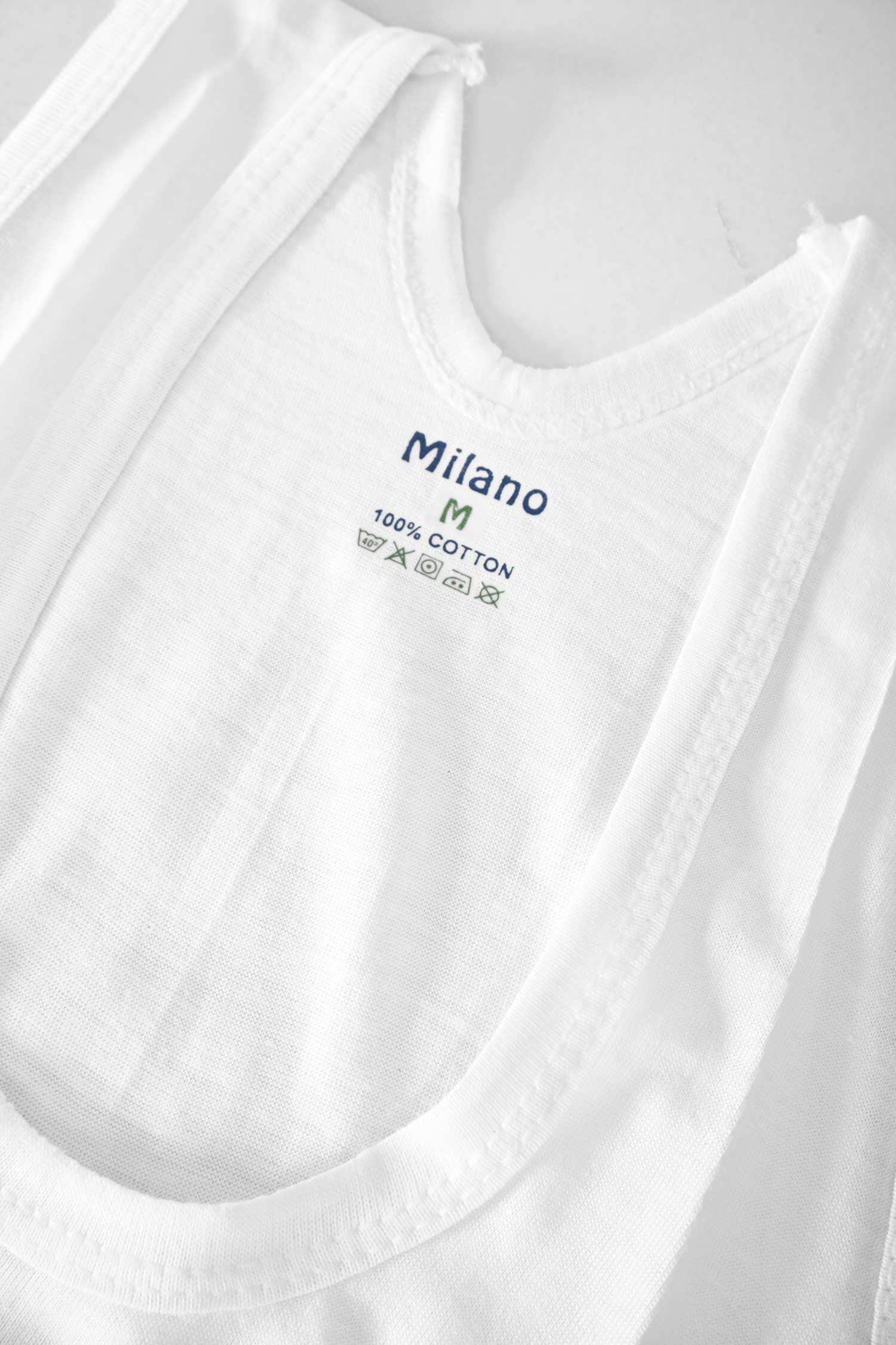 Milano Men's Classic Cotton Vest