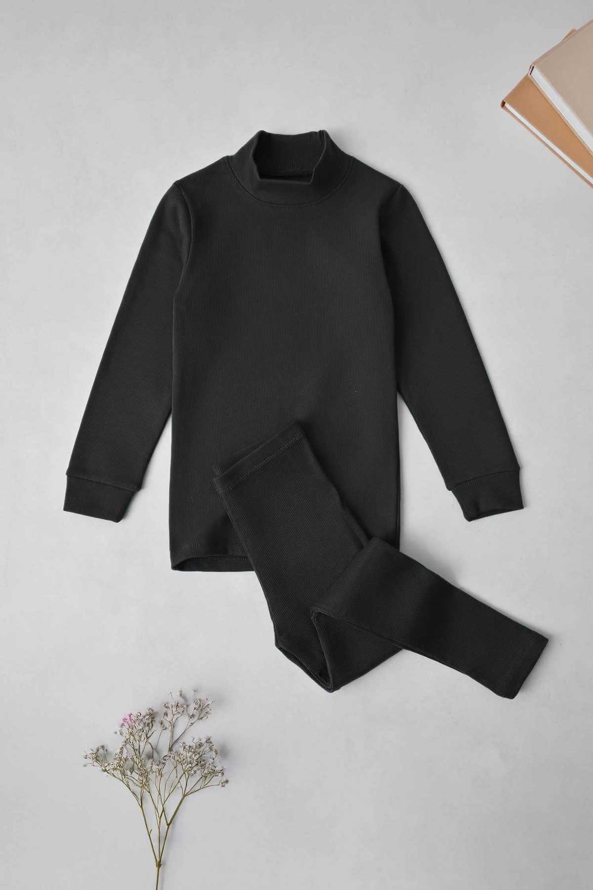 Cherrico Boy's Mock Neck Thermal Twin Set