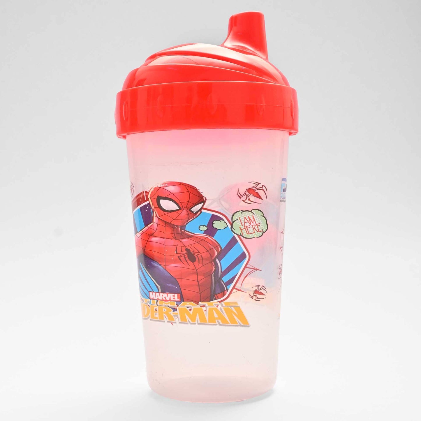 Milo Kid's Characters Printed Sippy Cup/Glass Crockery RAM Red & Transparent 