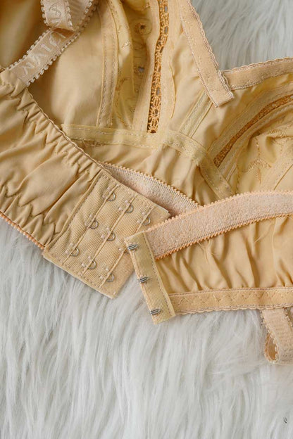 Rubi Women's Breathable Embroidered Cotton Bra