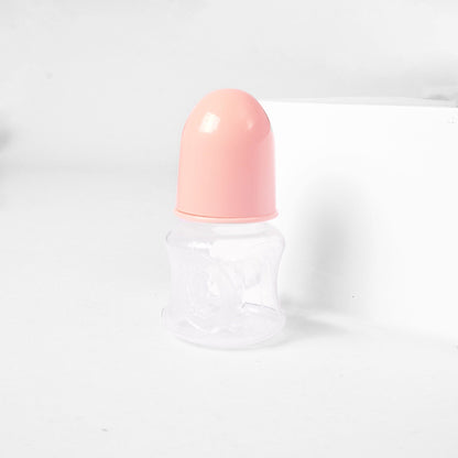 Sweet Baby Smile Transparent Feeding Bottle - 80ML Kid's Accessories RAM Powder Pink 