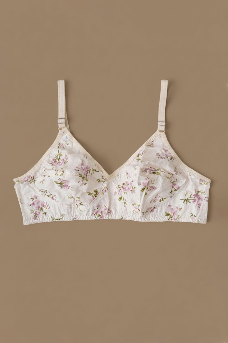 Women's Floral Printed Cotton Bra