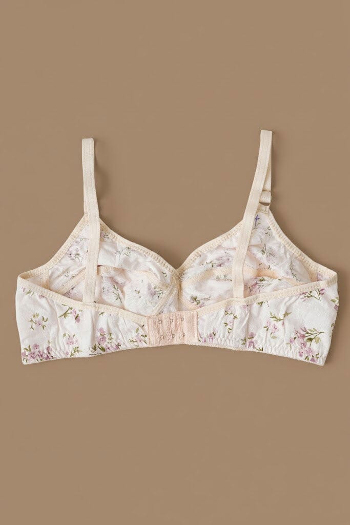 Women's Floral Printed Cotton Bra