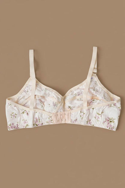 Women's Floral Printed Cotton Bra