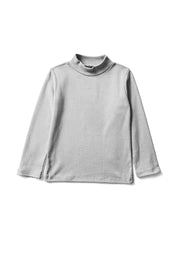 Kid's Ribbed Mock Neck Shirt