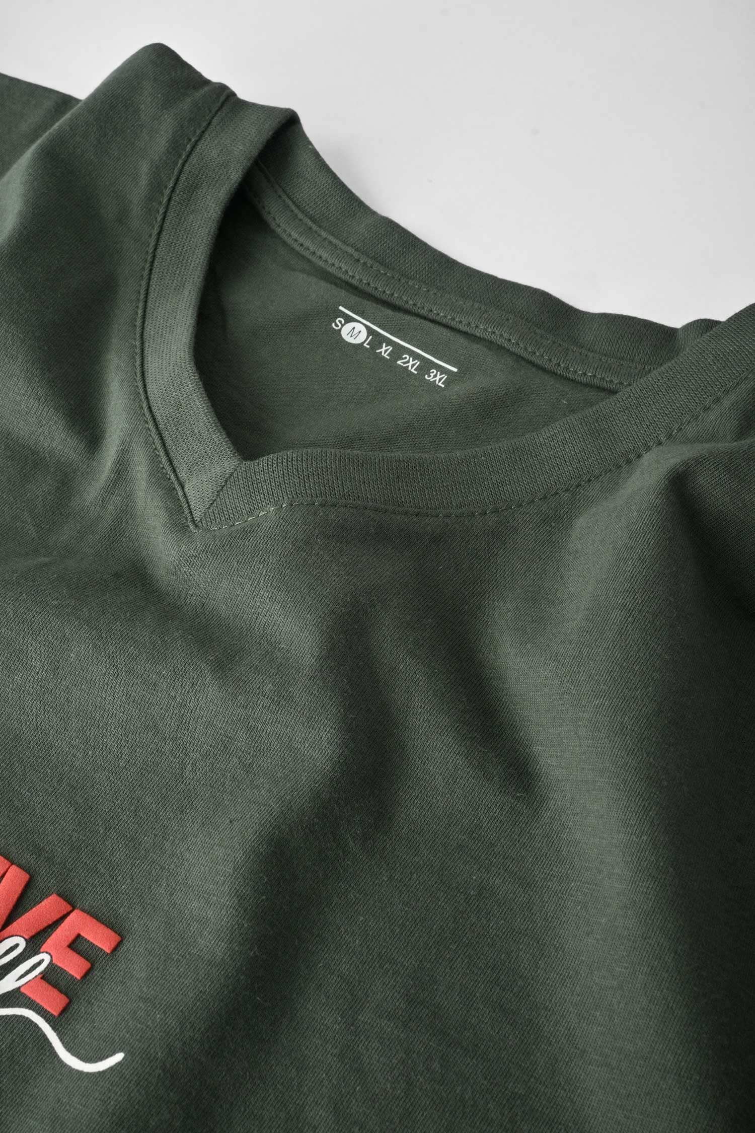 LE Men's CEO Believe In Yourself Printed V Neck Short Sleeve Tee Shirt Men's Tee Shirt Image 