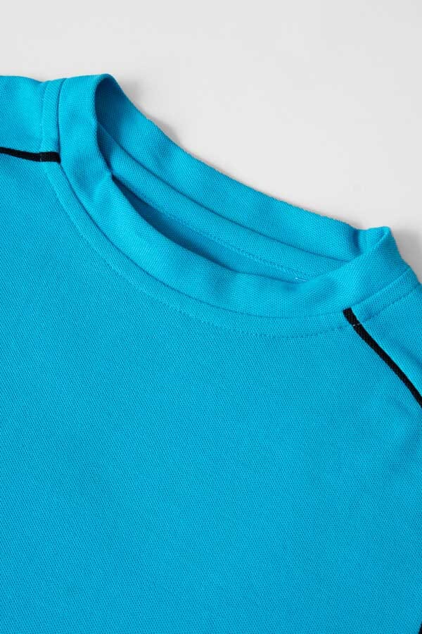 Polo Republica Men's Contrast Piping Tee Shirt