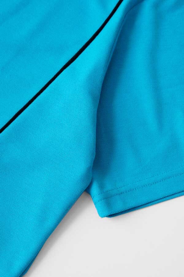 Polo Republica Men's Contrast Piping Tee Shirt