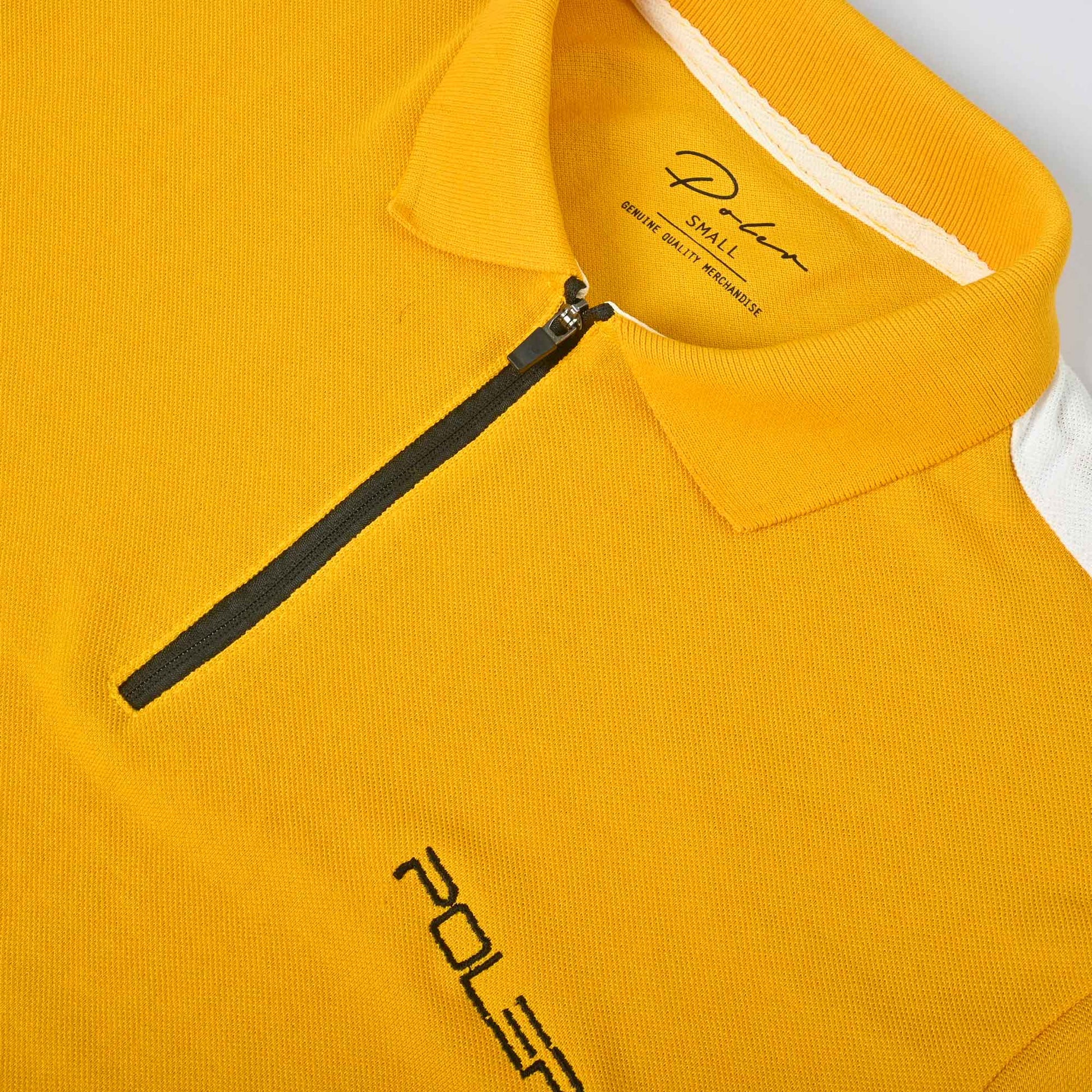 Poler Men's Quarter Zipper Poler Embroidered Polo Shirt Men's Polo Shirt IBT 