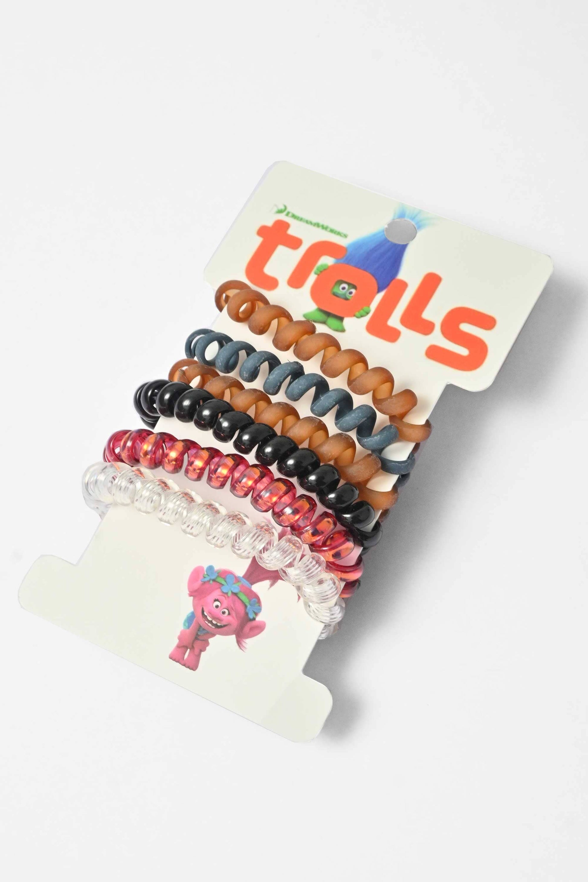 Trolls Women's Spiral Hair Pony - Pack Of 6 Hair Accessories SRL 