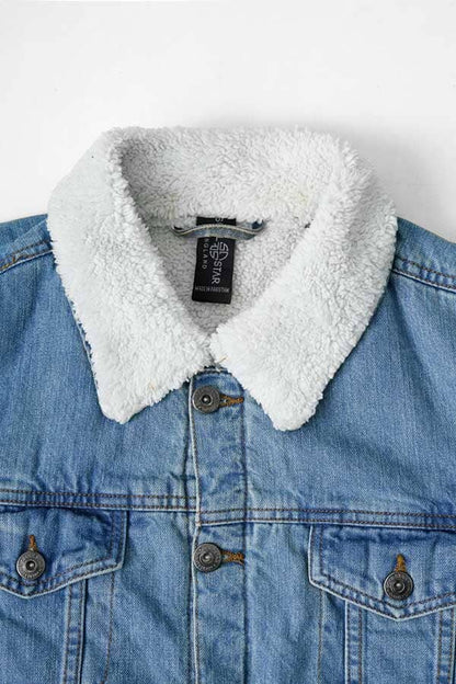 SS Men's Sherpa Denim Jacket