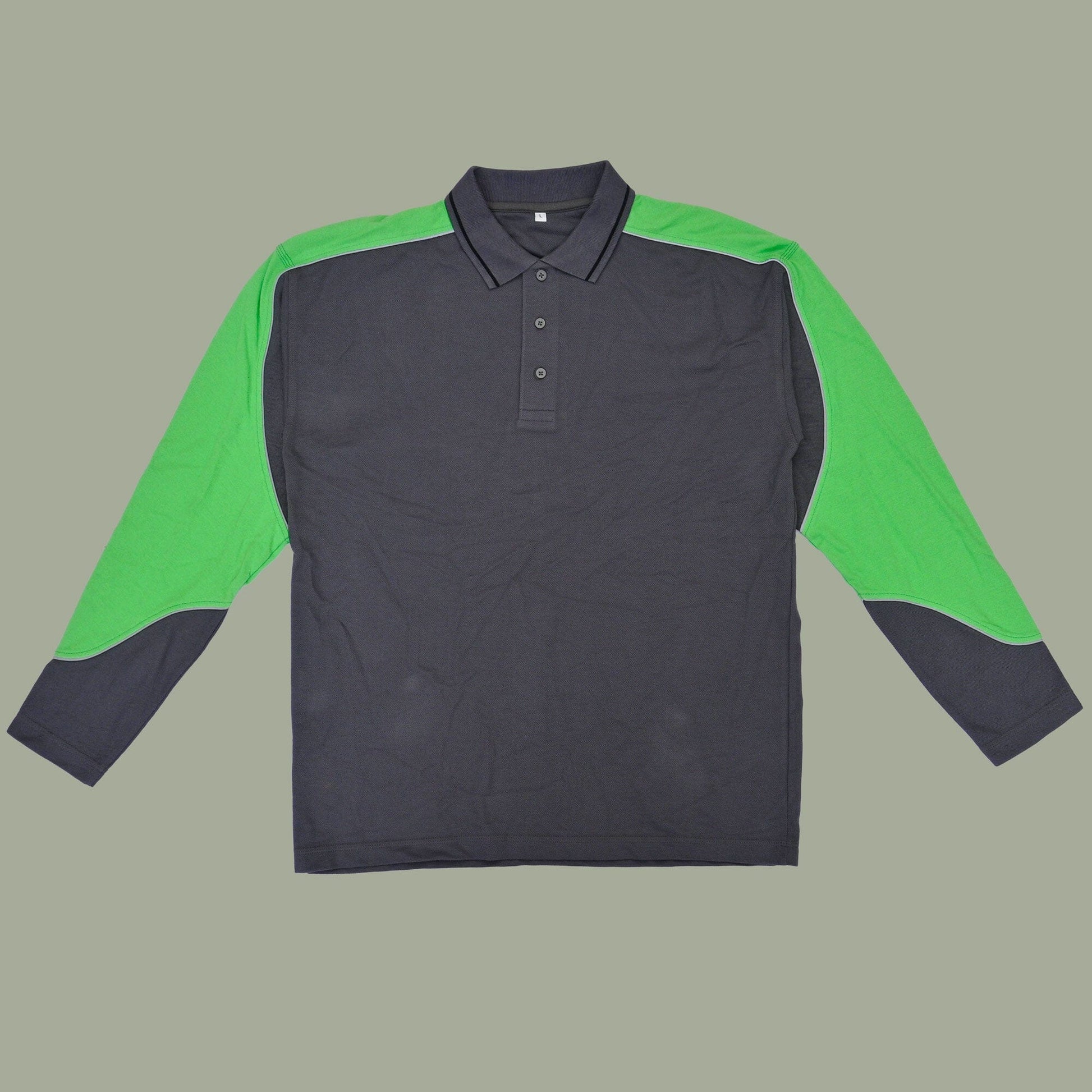 Aerocraft Men's Classic Long Sleeve Pique Polo Shirt Men's Polo Shirt ST Graphite XS 