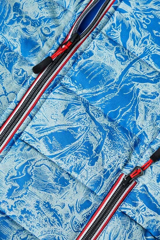 Boy's Abstract Premium Puffer Gilet