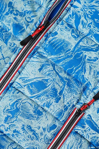 Boy's Abstract Premium Puffer Gilet