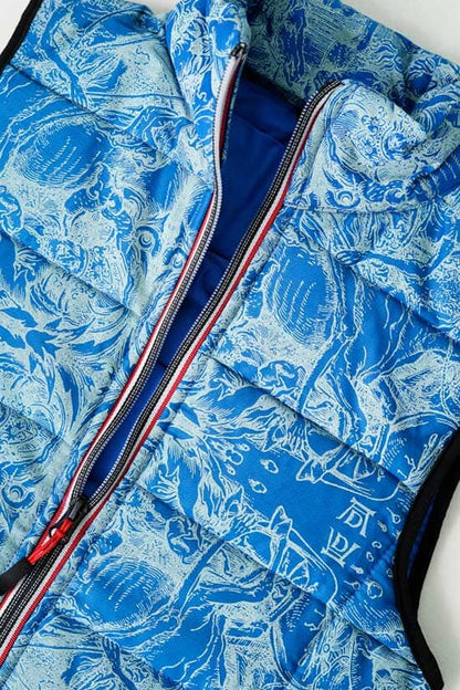 Boy's Abstract Premium Puffer Gilet