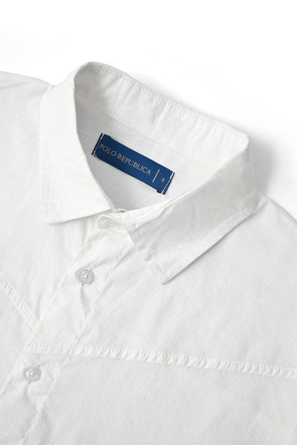 Polo Republica Men's Textured Casual Shirt