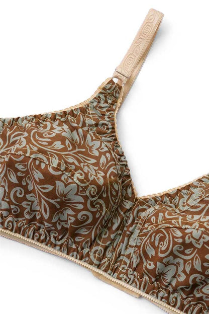 Robi Women's Floral Cotton Bra