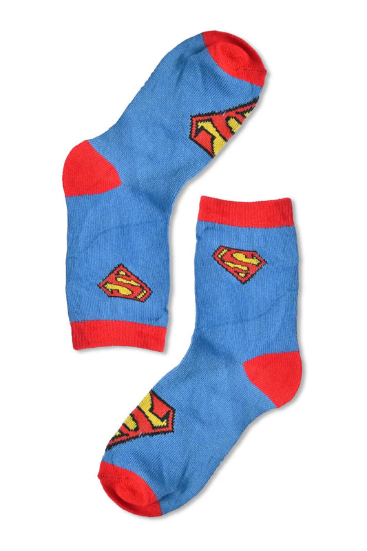 Kid's Superhero Logo Printed Socks Socks RAM 
